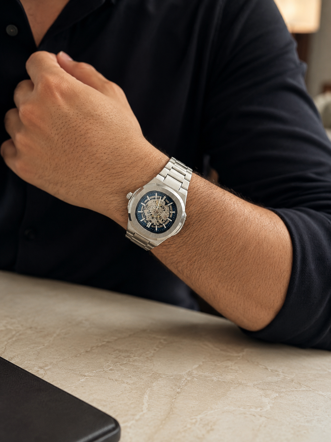 Vega Silver Blue 40mm