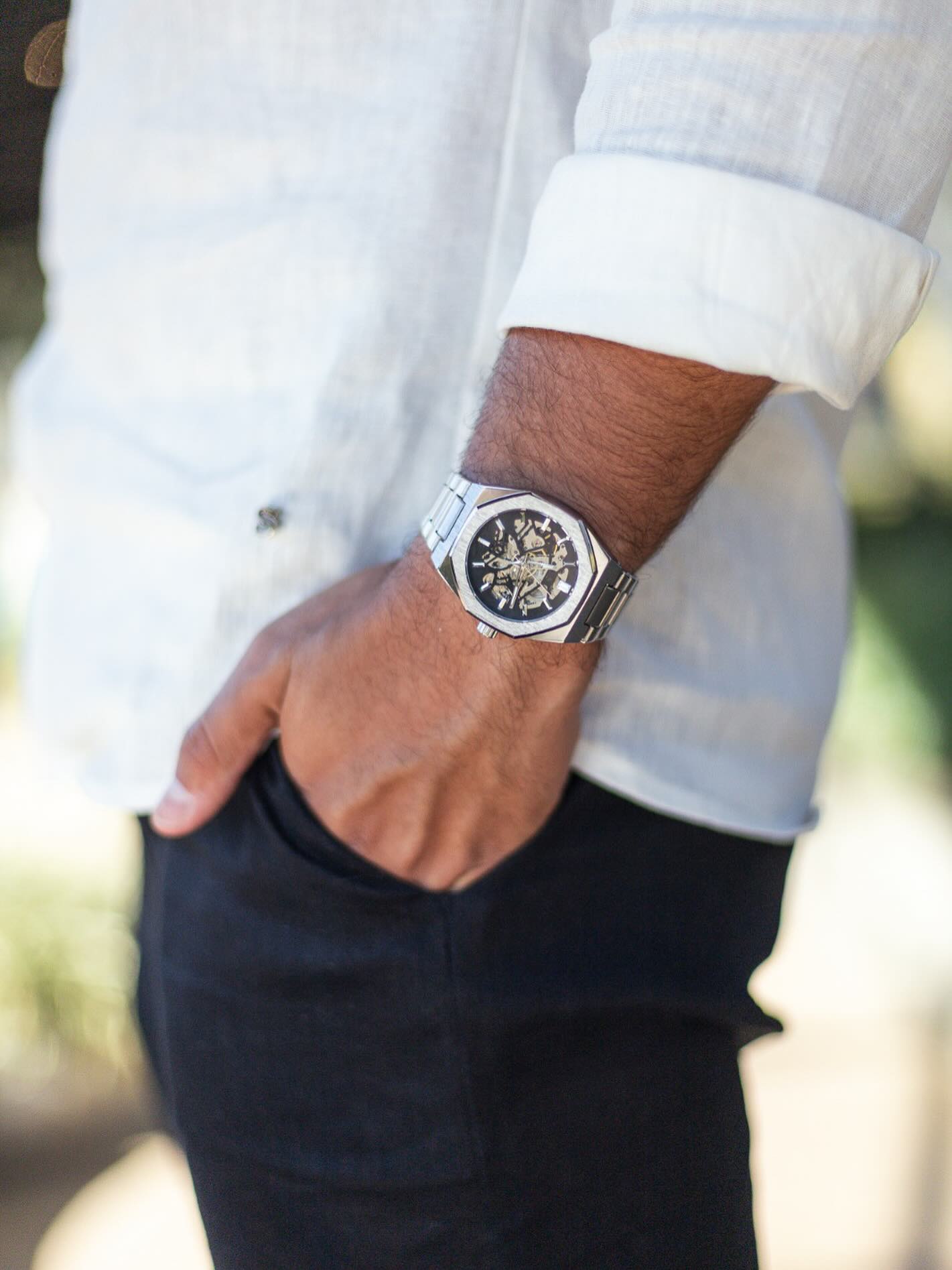 Vertex Silver 41mm