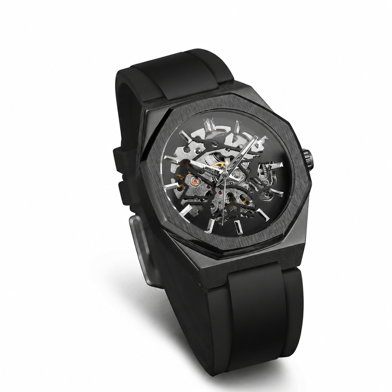 Vanguard Silver Black 41mm