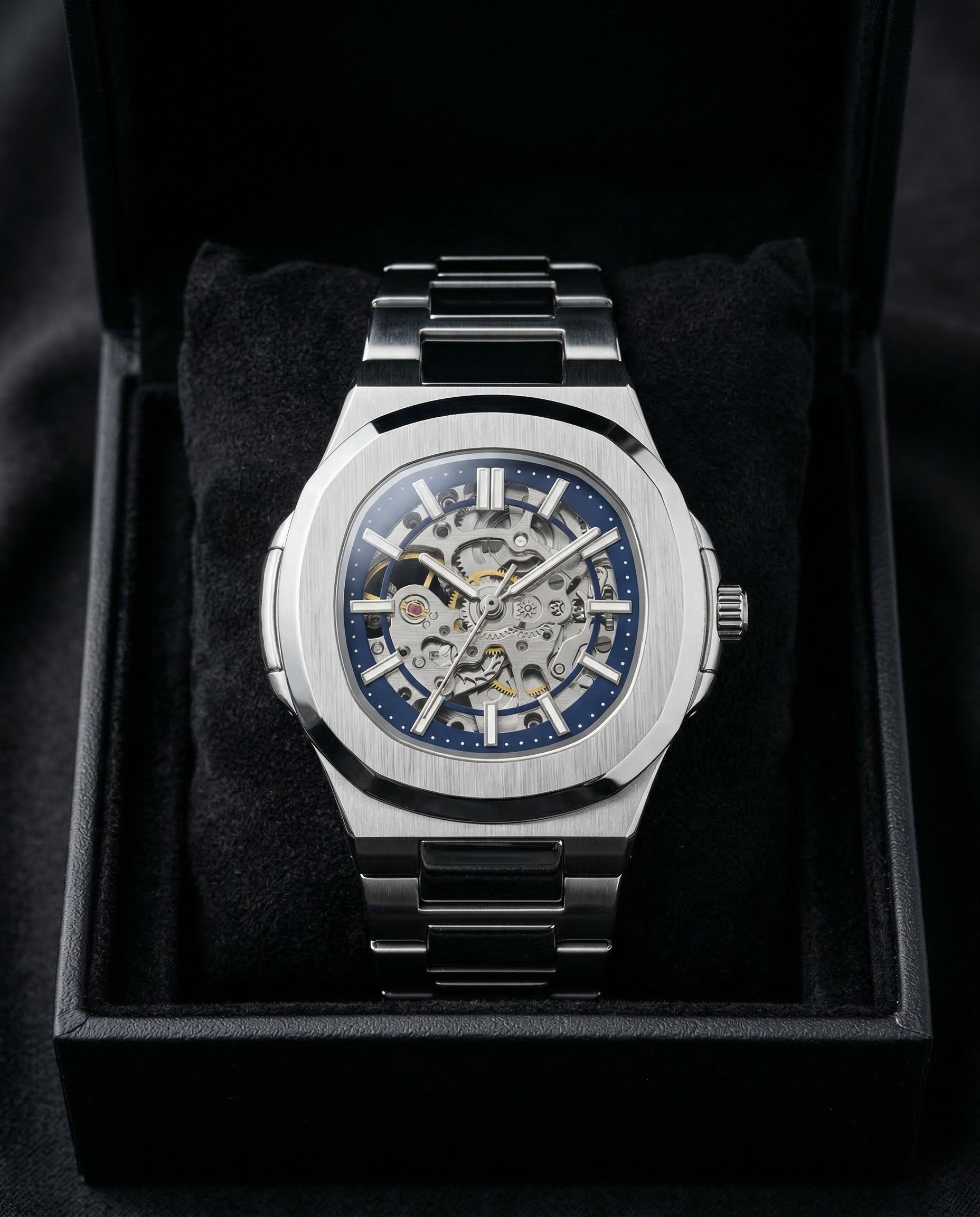 Vega Silver Blue 40mm