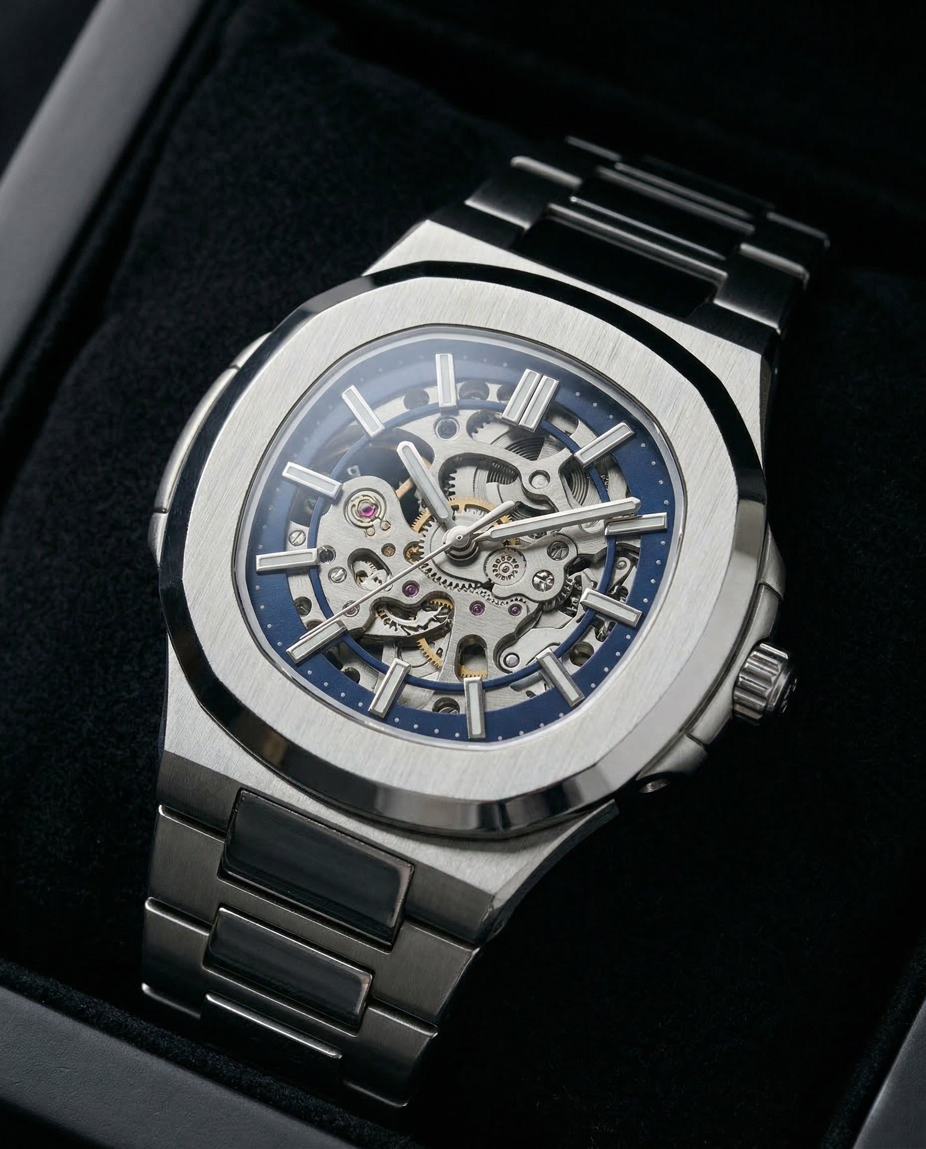 Vega Silver Blue 40mm
